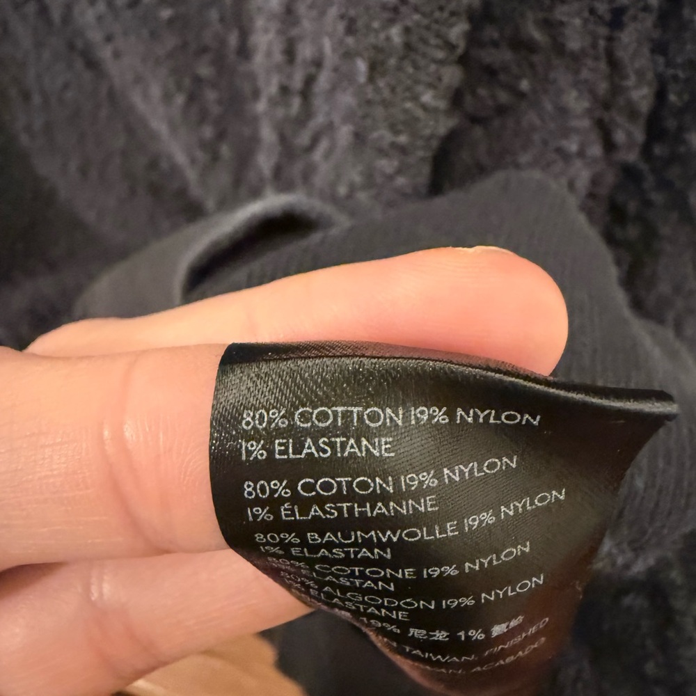 Free People Found My Friend Sweatshirt Black Textured Balloon Sleeve Small - Picture 5 of 7